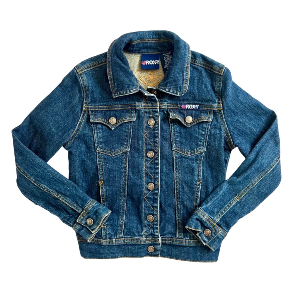Girls Roxy denim jacket - Picture 2 of 5